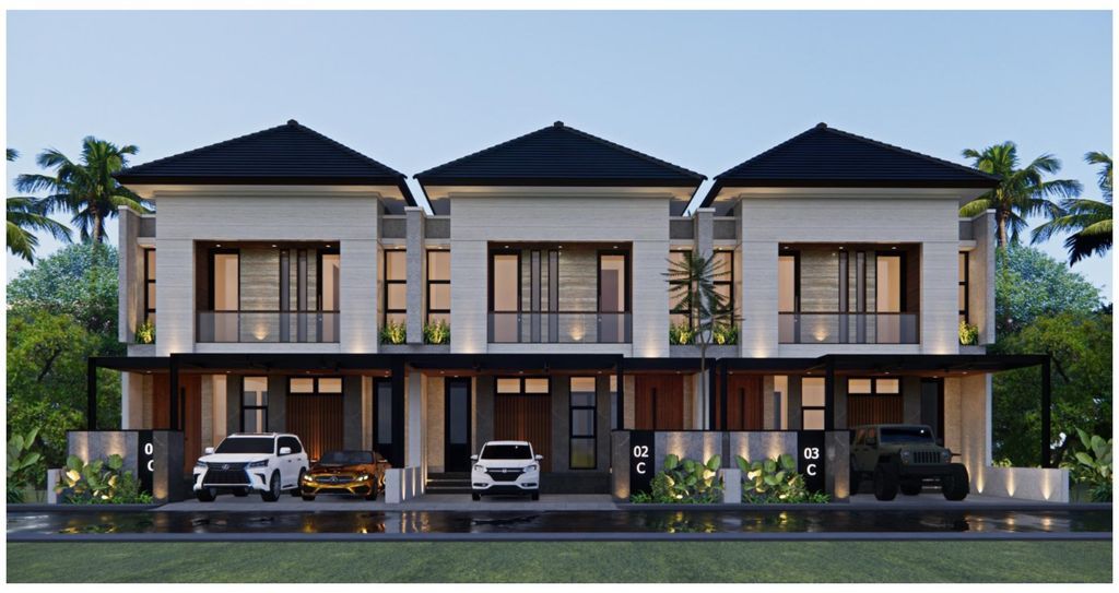 foto tampak rumah tipe 124/155 perumahan CIHEULANG REGENCY