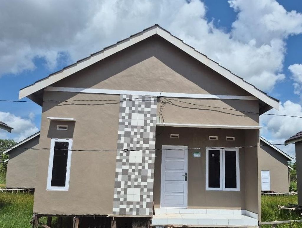 foto tampak rumah tipe 36 perumahan KOMPLEK WIRA BAKTI 4