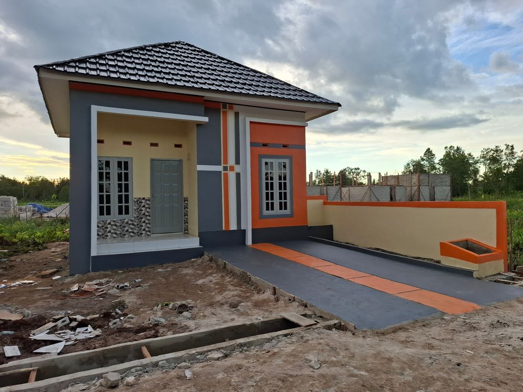 foto tampak rumah tipe 36 SUBSIDI perumahan CASADOVA SAHIDAR JINU I
