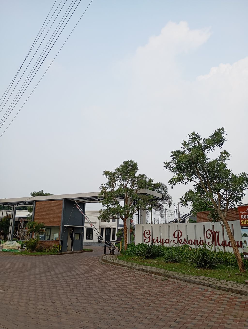foto gerbang perumahan Griya Pesona Madani Tahap 3