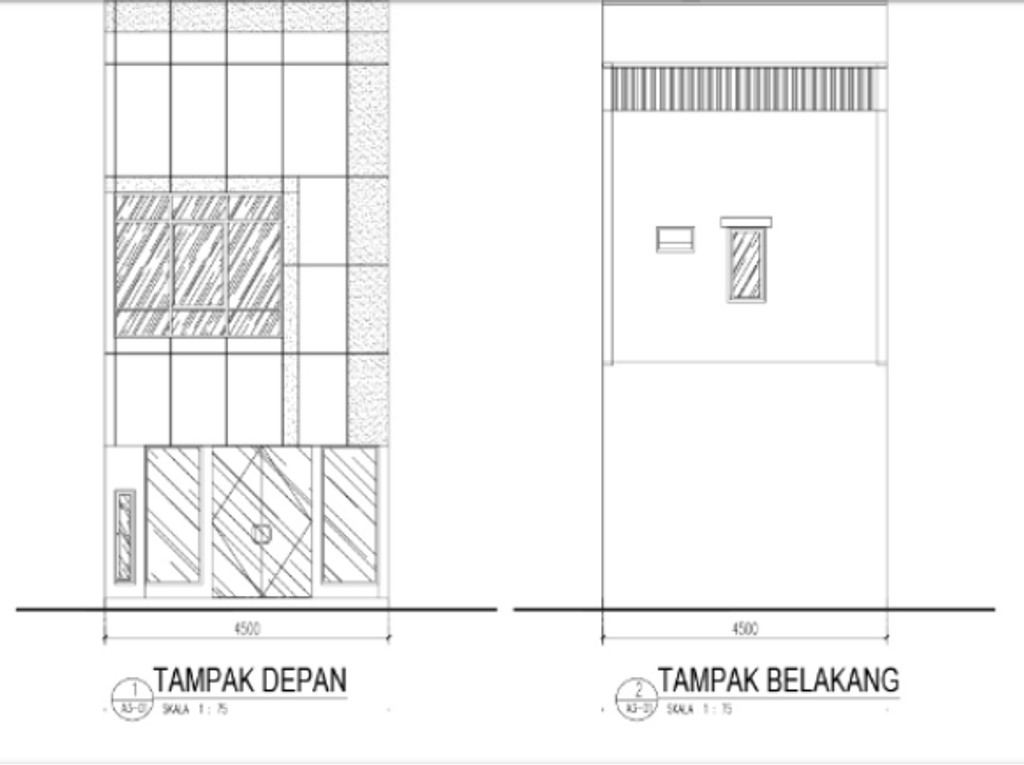 foto tampak rumah tipe STANDAR D' perumahan RUKO BATAVIA ARCADE
