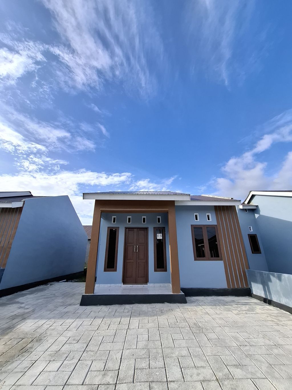 foto tampak rumah tipe SUBSIDI perumahan AMANDA RESIDENCE (Tahap III)