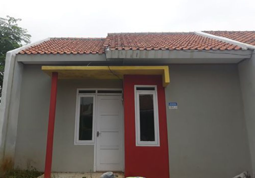 foto tampak rumah tipe 30/72 Baru perumahan harva subang regency