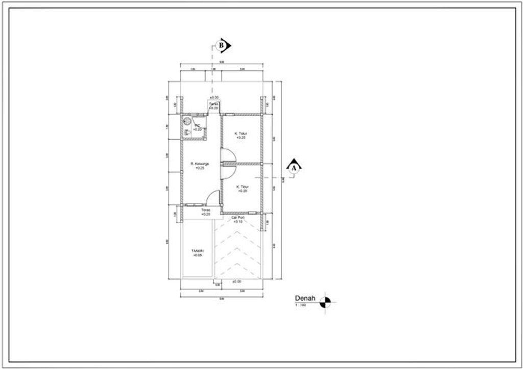 foto denah rumah tipe 30/60 Baru perumahan HARVA GRAND CITY