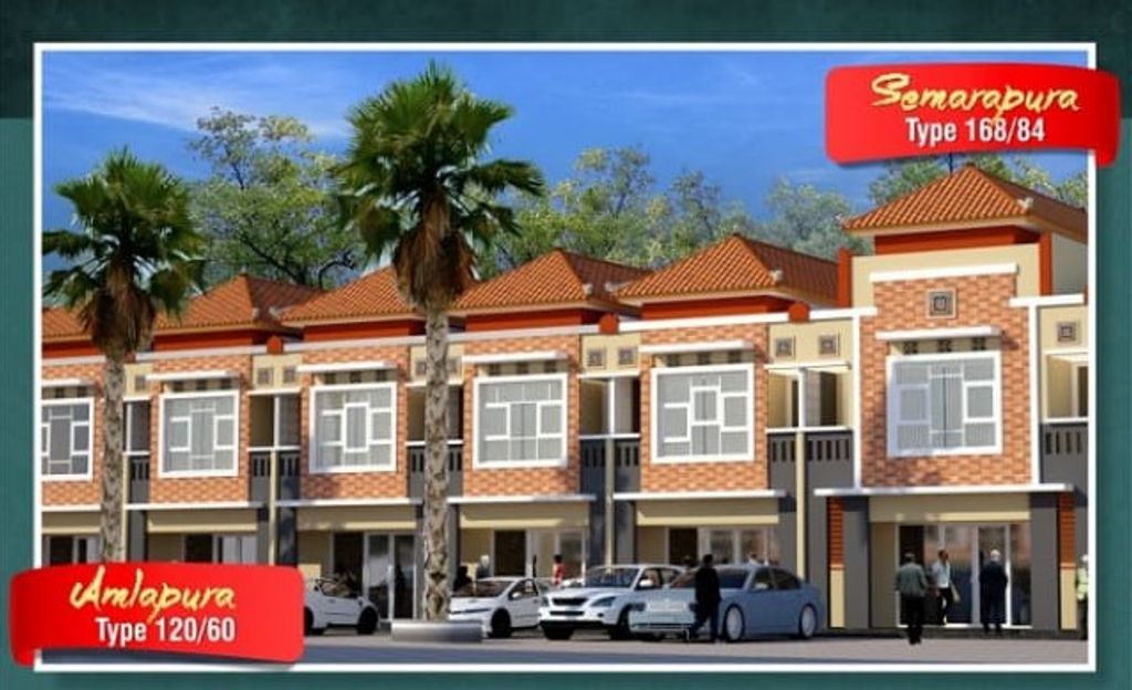 foto tampak rumah tipe ALMAPURA perumahan TERAS BALI CLUSTER SEMINYAK