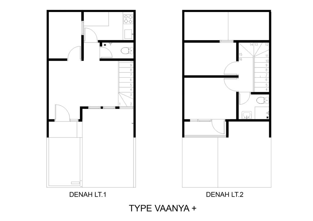 foto denah rumah tipe VAANYA+ perumahan VICTORIASPRING