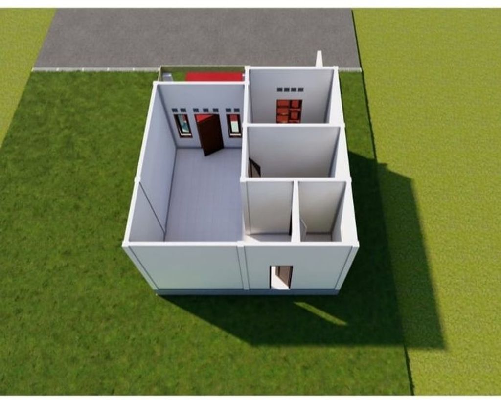 foto denah rumah tipe subsidi 36 m2 perumahan GRIYA ALAM INDAH 5