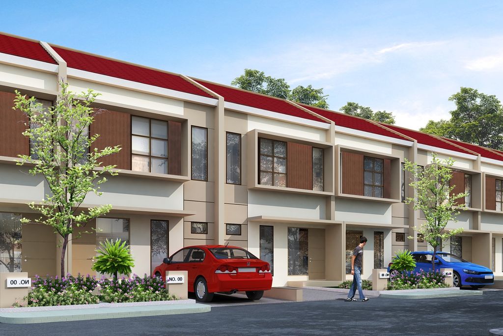 foto tampak rumah tipe VIERA+ perumahan VICTORIASPRING