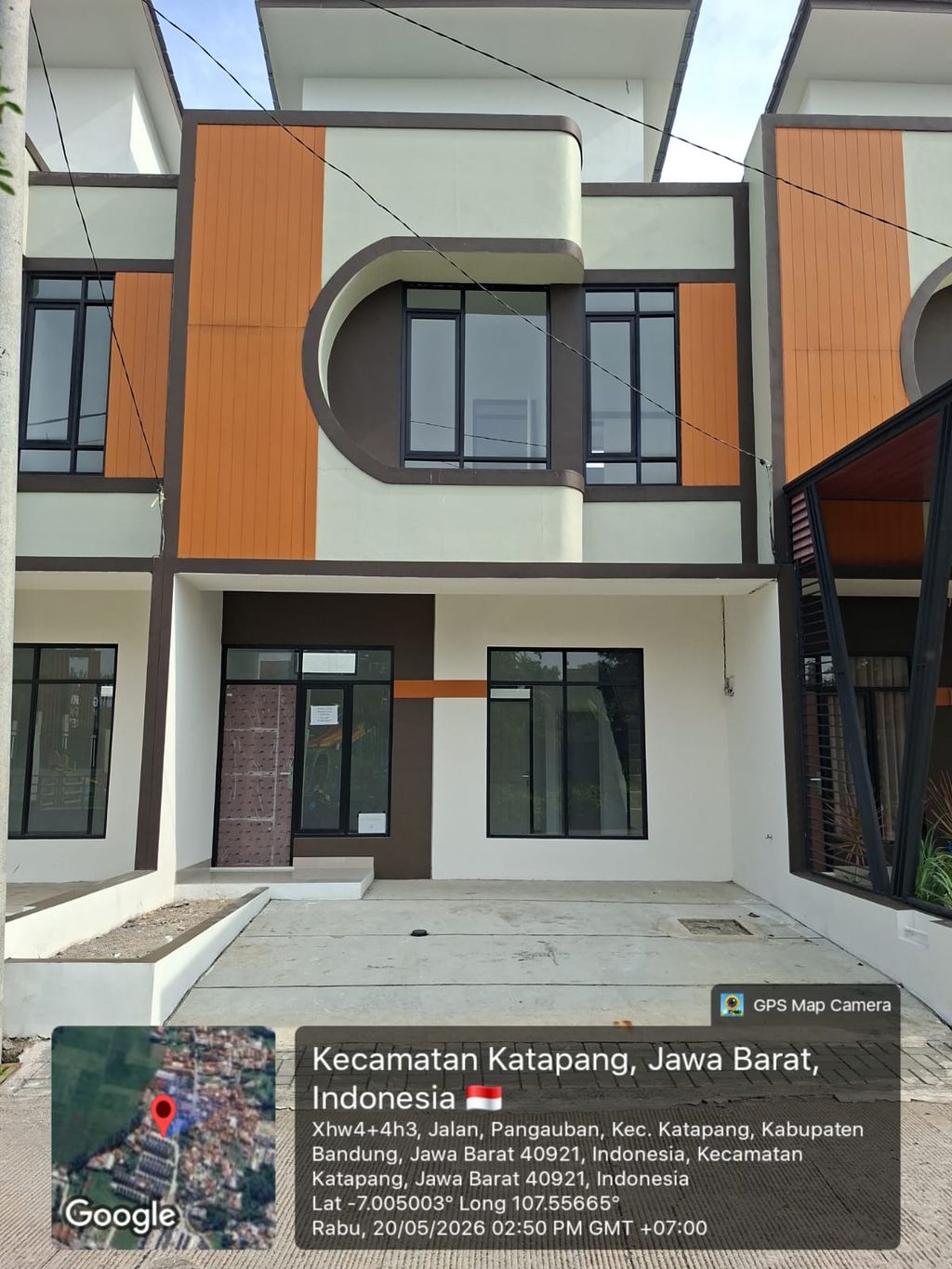 foto tampak rumah tipe 60 Compact 3 Kamar HC (607) perumahan G-Land Katapang Residence 1
