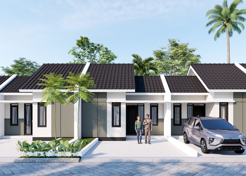 foto tampak rumah tipe Subsidi_fascino perumahan PESONA PARK RESIDENCE 2