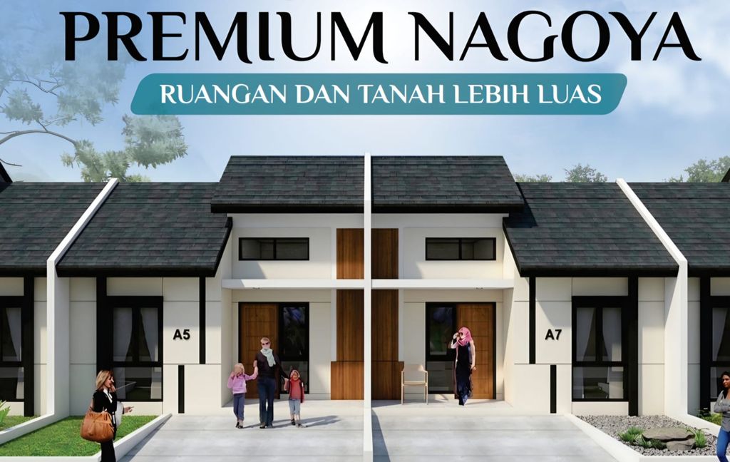 foto tampak rumah tipe Nagoya (Premium) perumahan GRIYA MULYA INDAH III OSLO