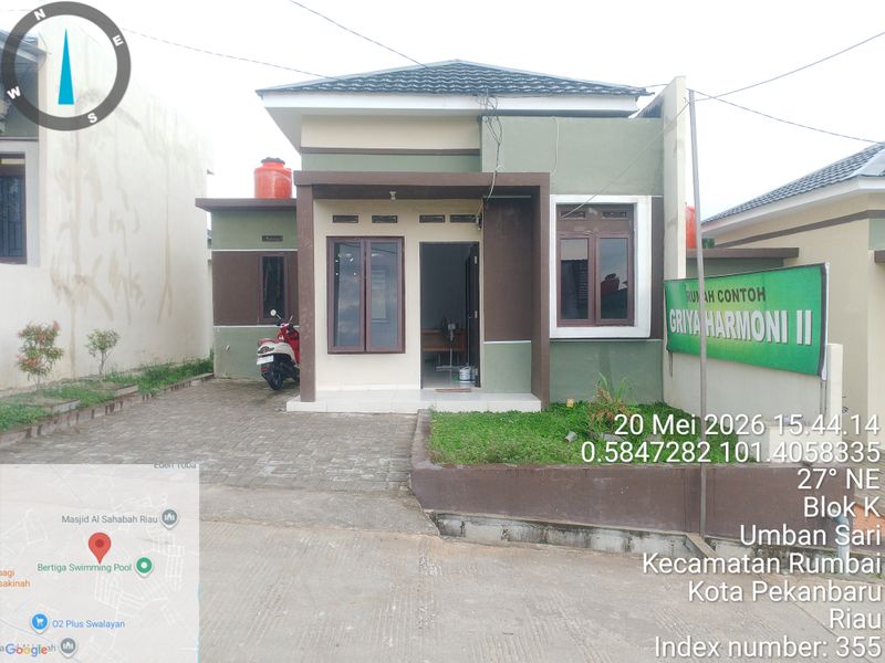foto contoh rumah perumahan GRIYA HARMONI II