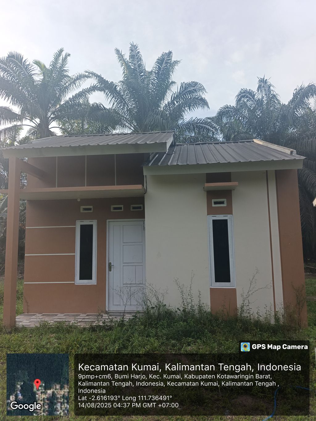 foto tampak rumah tipe 36 perumahan AGISTA RESIDENCE II
