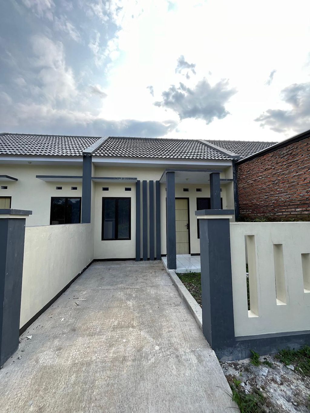 foto tampak rumah tipe 30 NEW perumahan Green City