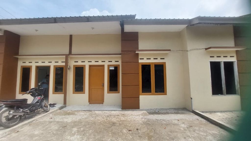 foto tampak rumah tipe 36 perumahan Peringgan Indah