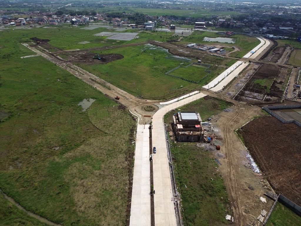 foto posisi tengah perumahan KUTA AMERTA SOREANG