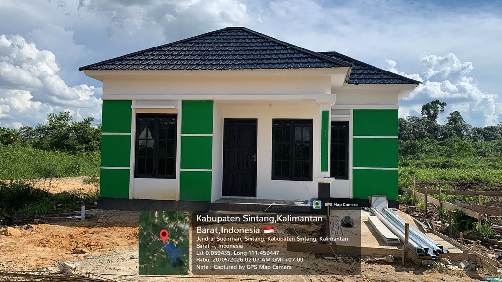 foto contoh rumah perumahan Green Royal Residence