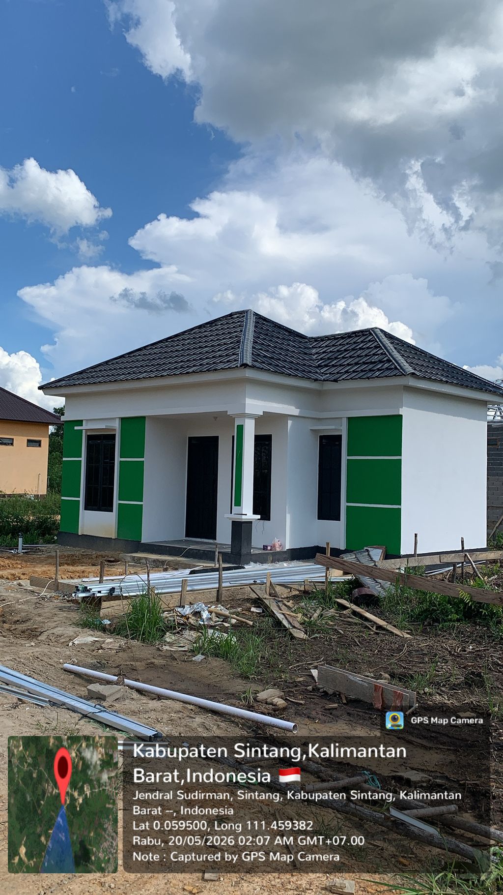 foto posisi tengah perumahan Green Royal Residence