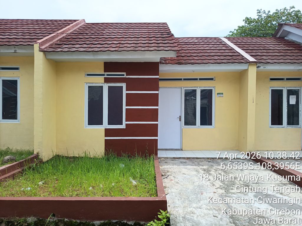 foto tampak rumah tipe 30/66 New perumahan Taman Sakura 