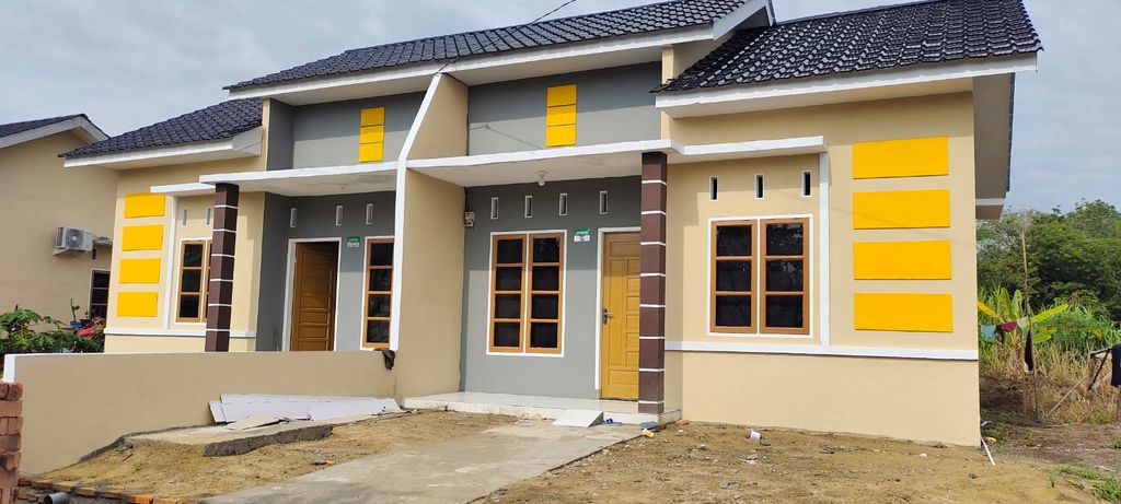 foto tampak rumah tipe 36/165 subsidi perumahan BINANGA RESIDENCE