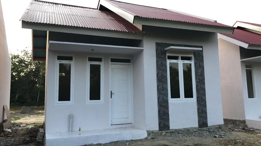 foto tampak rumah tipe 36/105 perumahan Rangkiang Ventura Residence