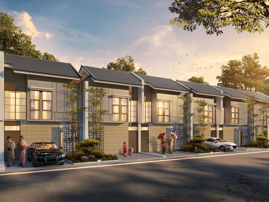 foto tampak rumah tipe 3 BR HATO HOUSE UNIT BQ-05 perumahan Perumahan Shoji Land