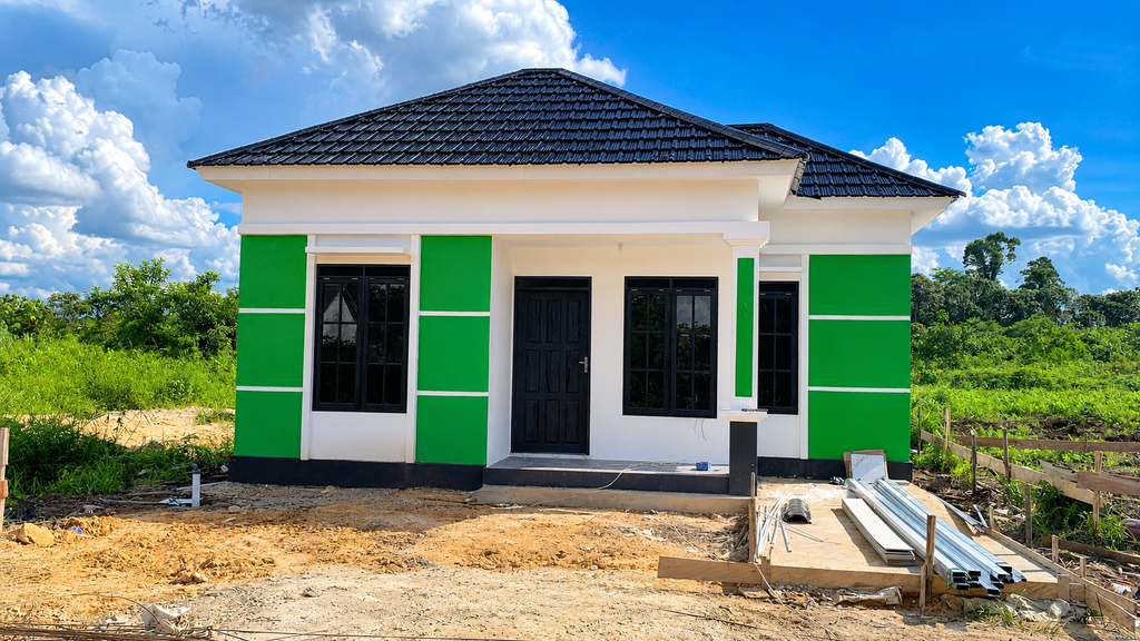 foto tampak rumah tipe 36 SUBSIDI perumahan Green Royal Residence