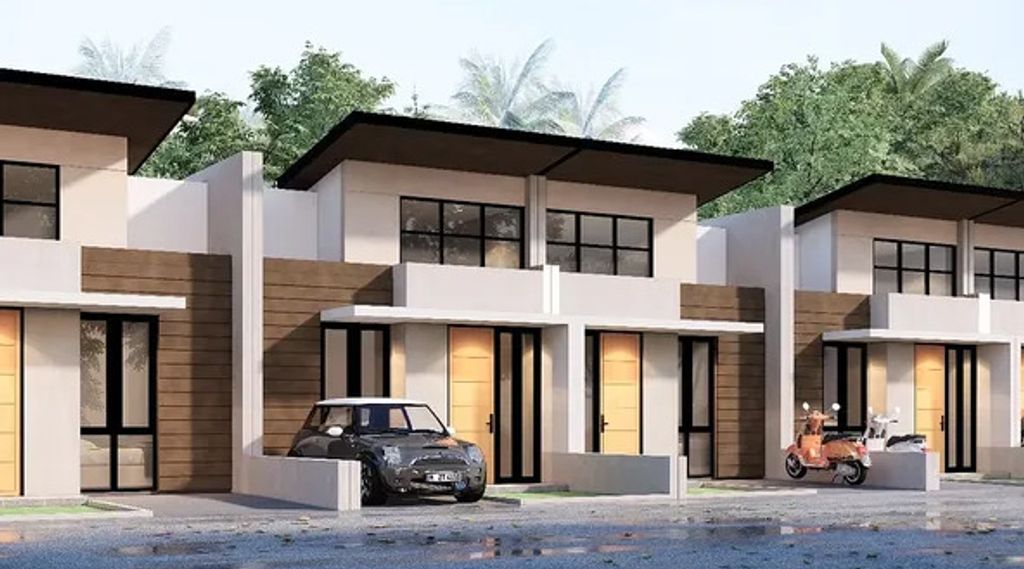 foto tampak rumah tipe 30/50 C perumahan ALANA REGENCY WONOREJO