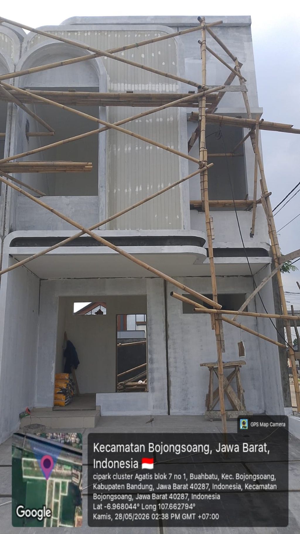 foto tampak rumah tipe 38 Compact 2 Kamar HC(507) perumahan G-Land Ciwastra Park 2