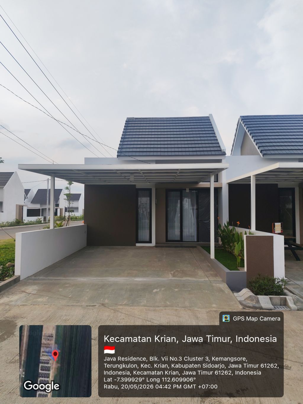 foto contoh rumah perumahan Java Residence Krian Cluster 3 Tahap 3