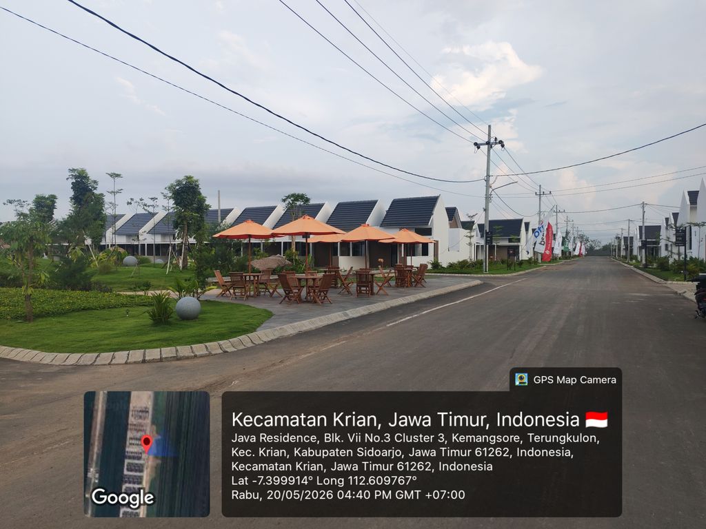 foto posisi tengah perumahan Java Residence Krian Cluster 3 Tahap 3