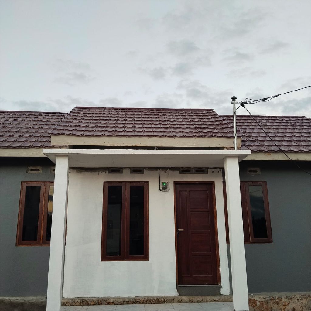 foto tampak rumah tipe 45 KOMERSIL perumahan XAVIER RECIDENCE