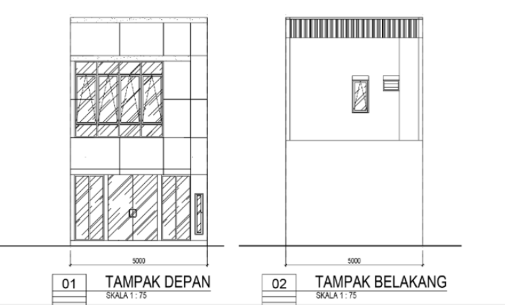foto tampak rumah tipe STANDART B' perumahan RUKO BATAVIA WALK G