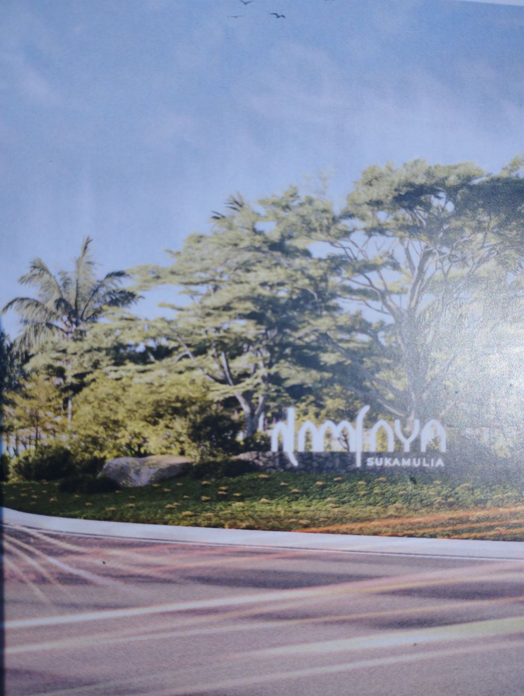 foto gerbang perumahan ALAM RAYA