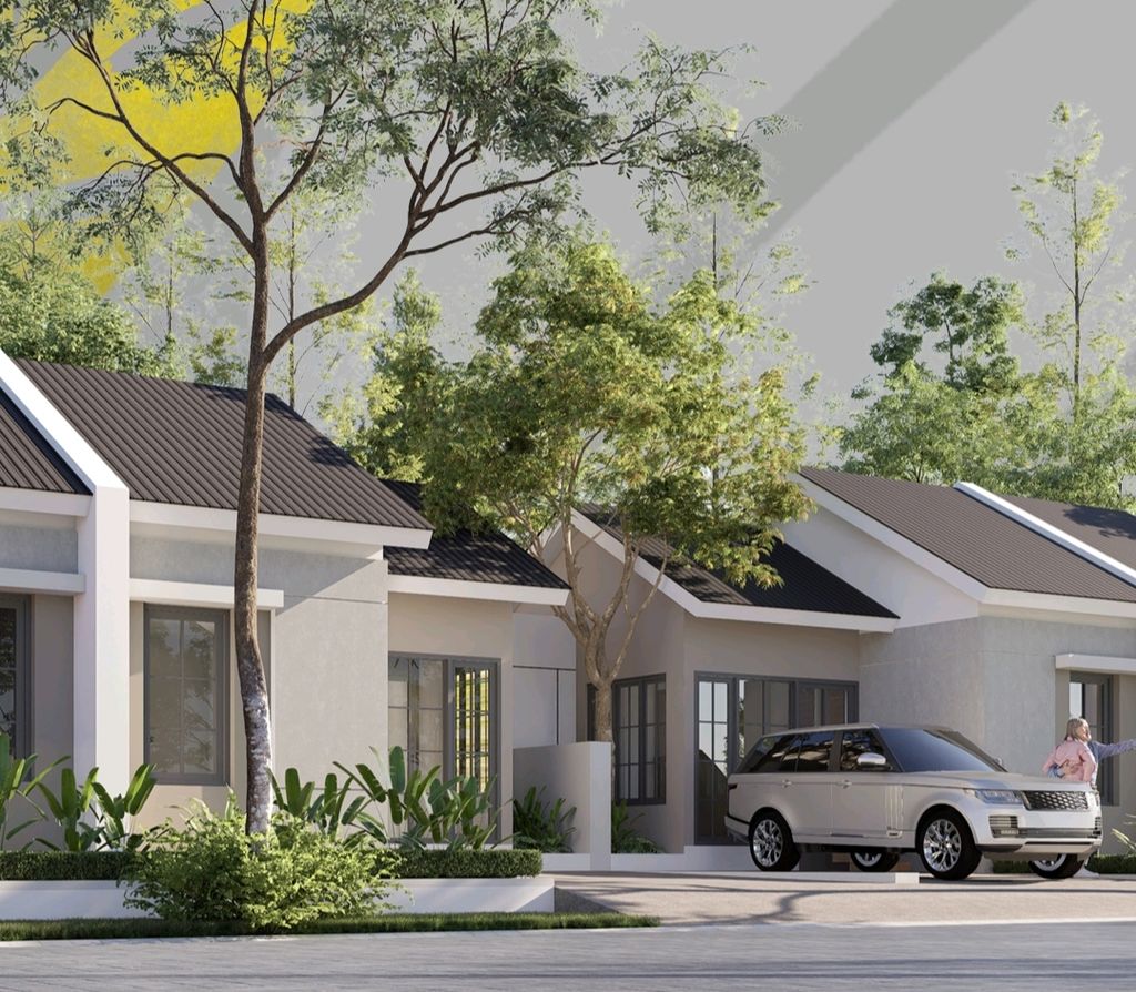 foto tampak rumah tipe 30 perumahan ALAM RAYA