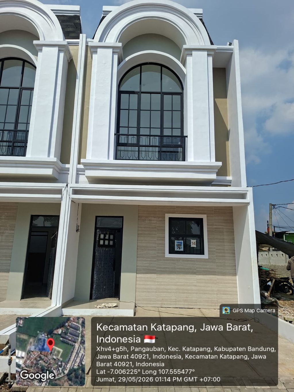 foto tampak rumah tipe 50 CC HC (3KT)  (486) perumahan G-Land Katapang Residence 1