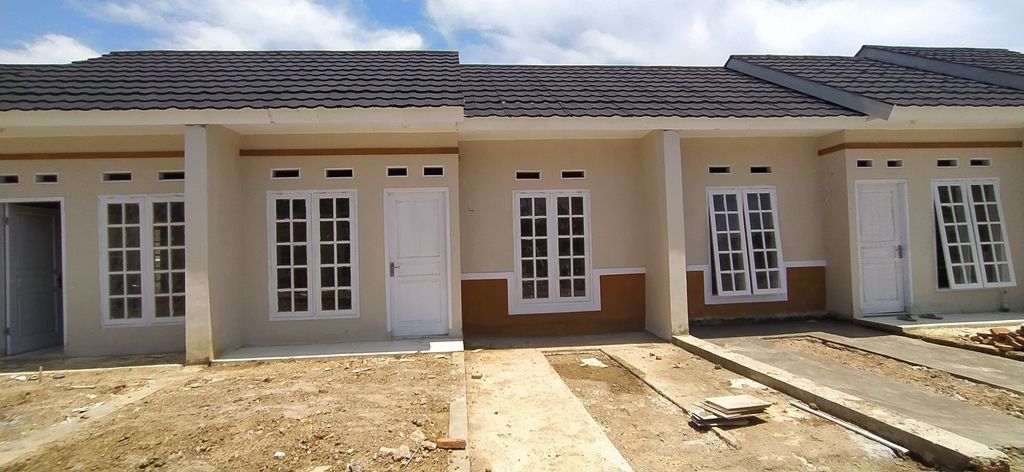 foto tampak rumah tipe 30/72 perumahan ALAM JAYA RESIDENCE TAHAP VI