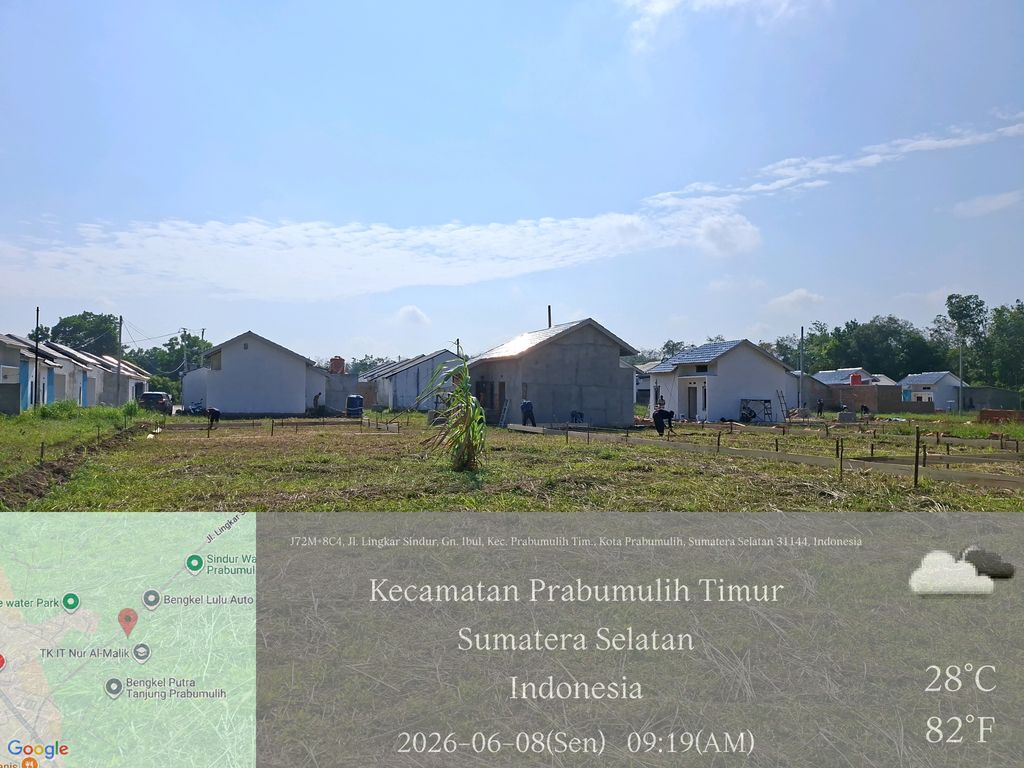 foto posisi tengah perumahan MAHARDIKA REGENCY TAHAP 2