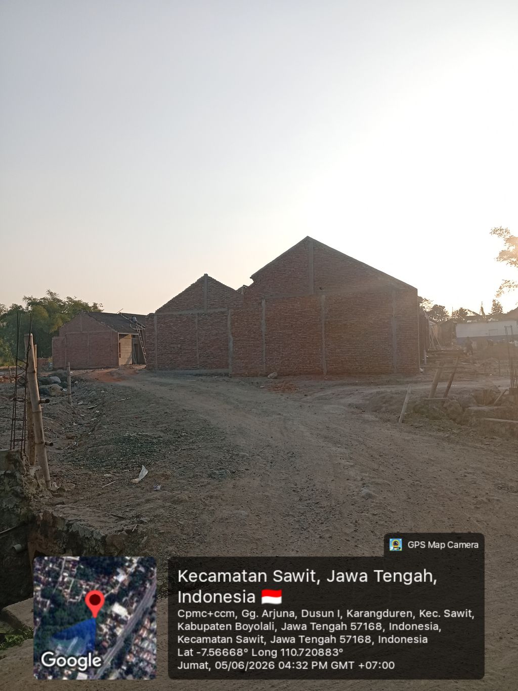 foto posisi tengah perumahan Griya Nusantara Pucangan