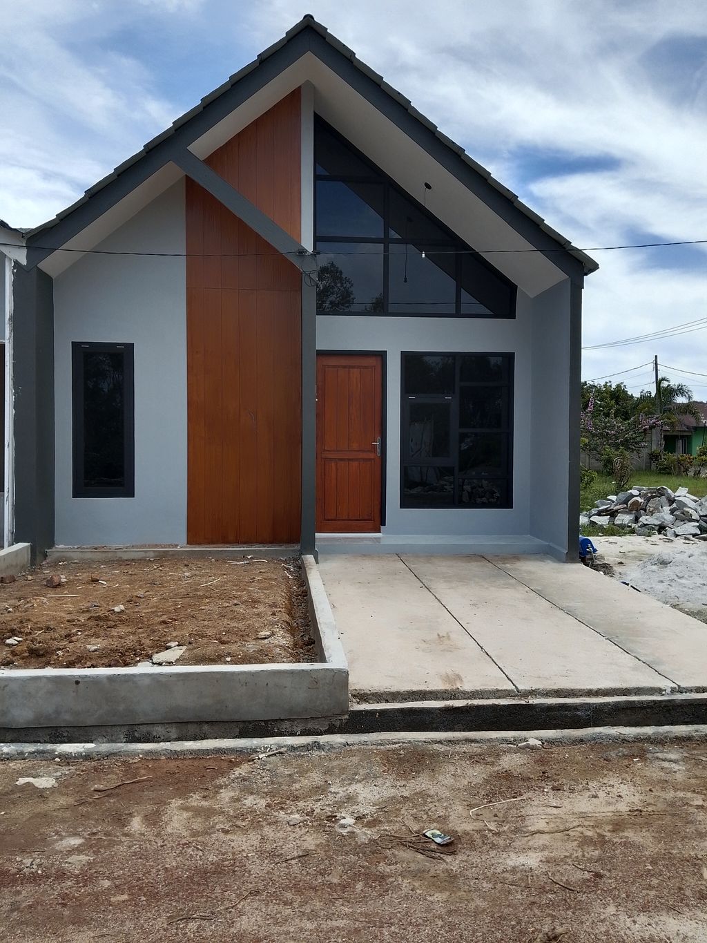foto tampak rumah tipe subsidi perumahan Perumahan Keluarga Residence