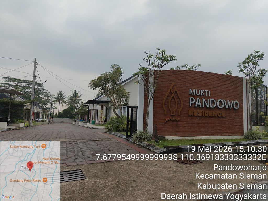 foto gerbang perumahan Perumahan Mukti Pandowo Residence