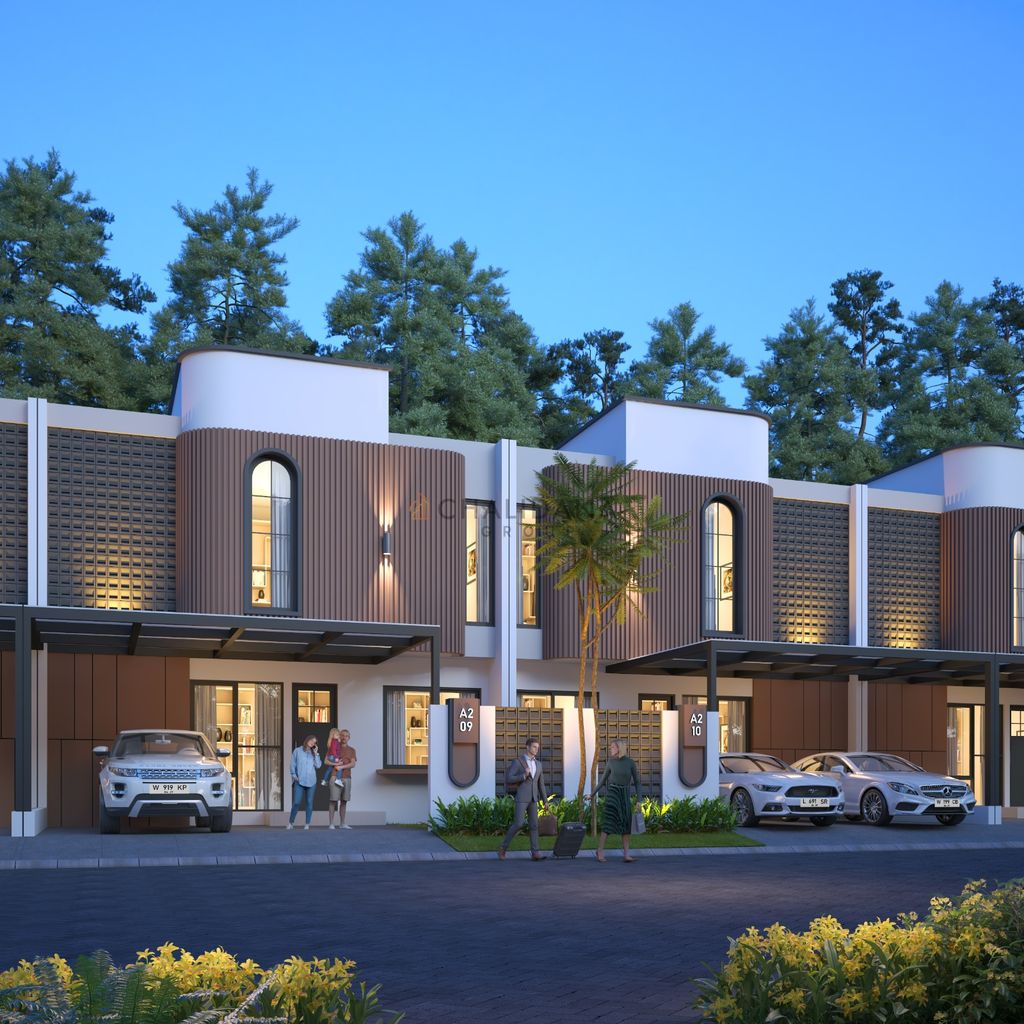 foto tampak rumah tipe THE SAVANNA perumahan SUMMERVILLE