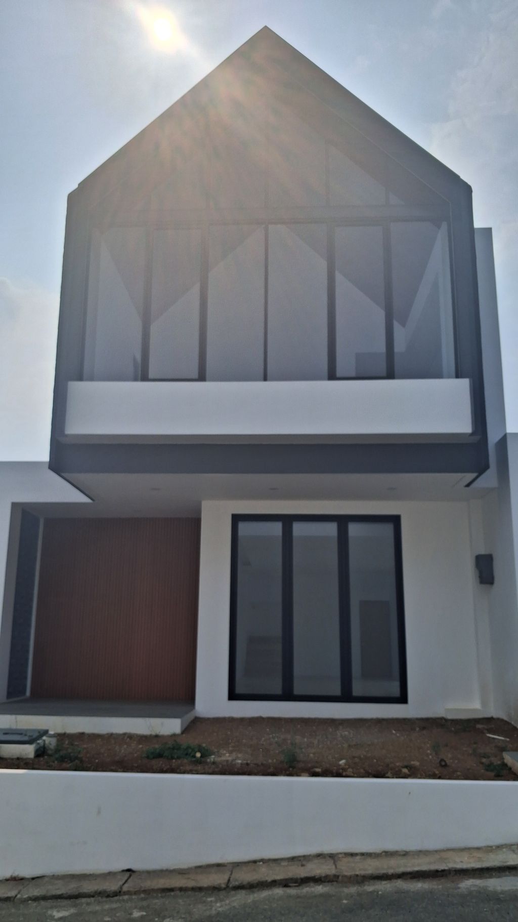 foto tampak rumah tipe C/EDELWEISS perumahan Smart Valley Modern Residence