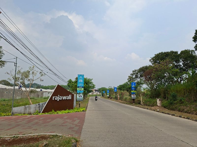 foto posisi tengah perumahan Perumnas Pondok Indah Cianjur