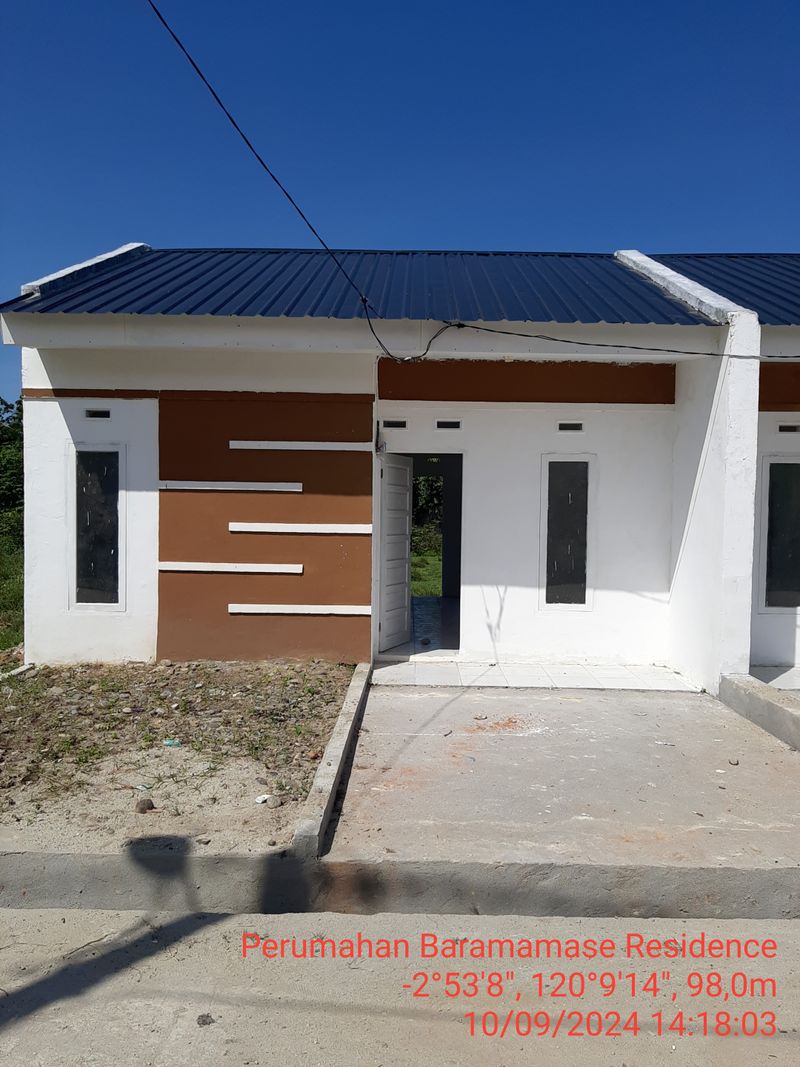 foto contoh rumah perumahan BARAMAMASE RESIDENCE