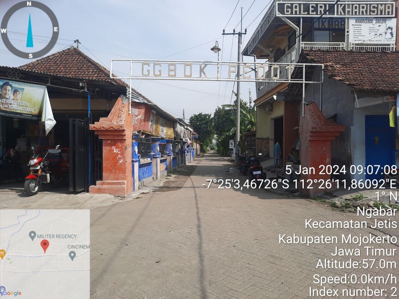 foto gerbang perumahan MILITER REGENCY