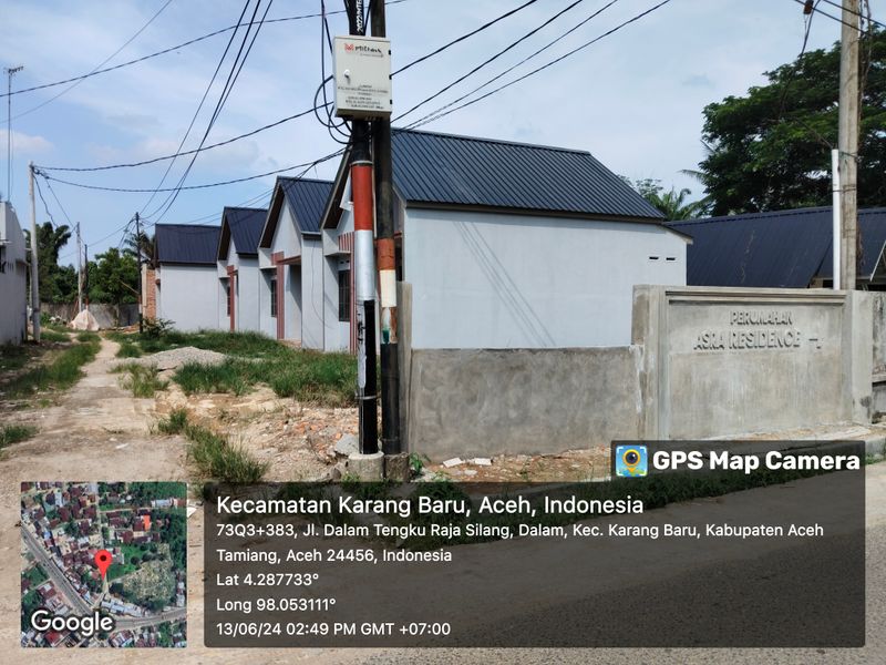 foto gerbang perumahan Asra Residence 4