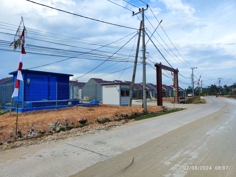 foto gerbang perumahan Palaran Indah Kemilau 1 Tahap 2