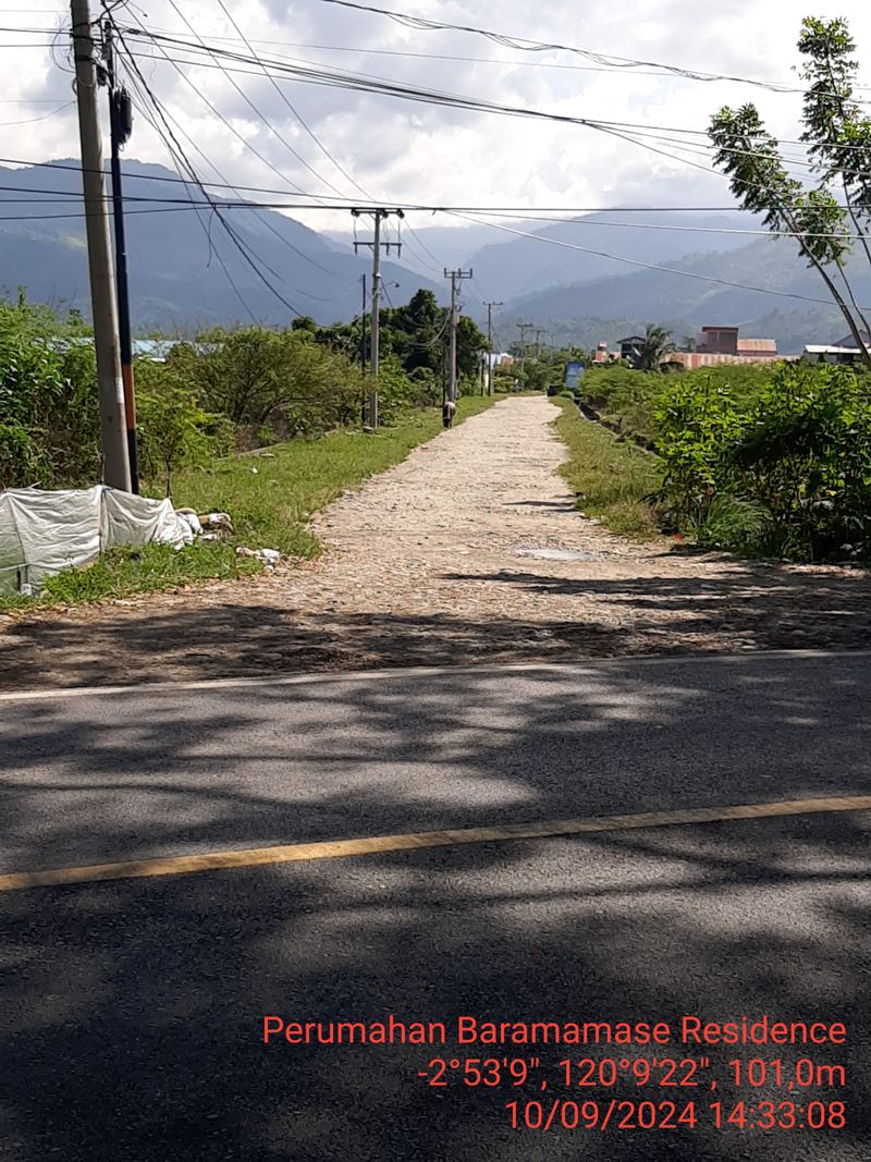 foto gerbang perumahan BARAMAMASE RESIDENCE