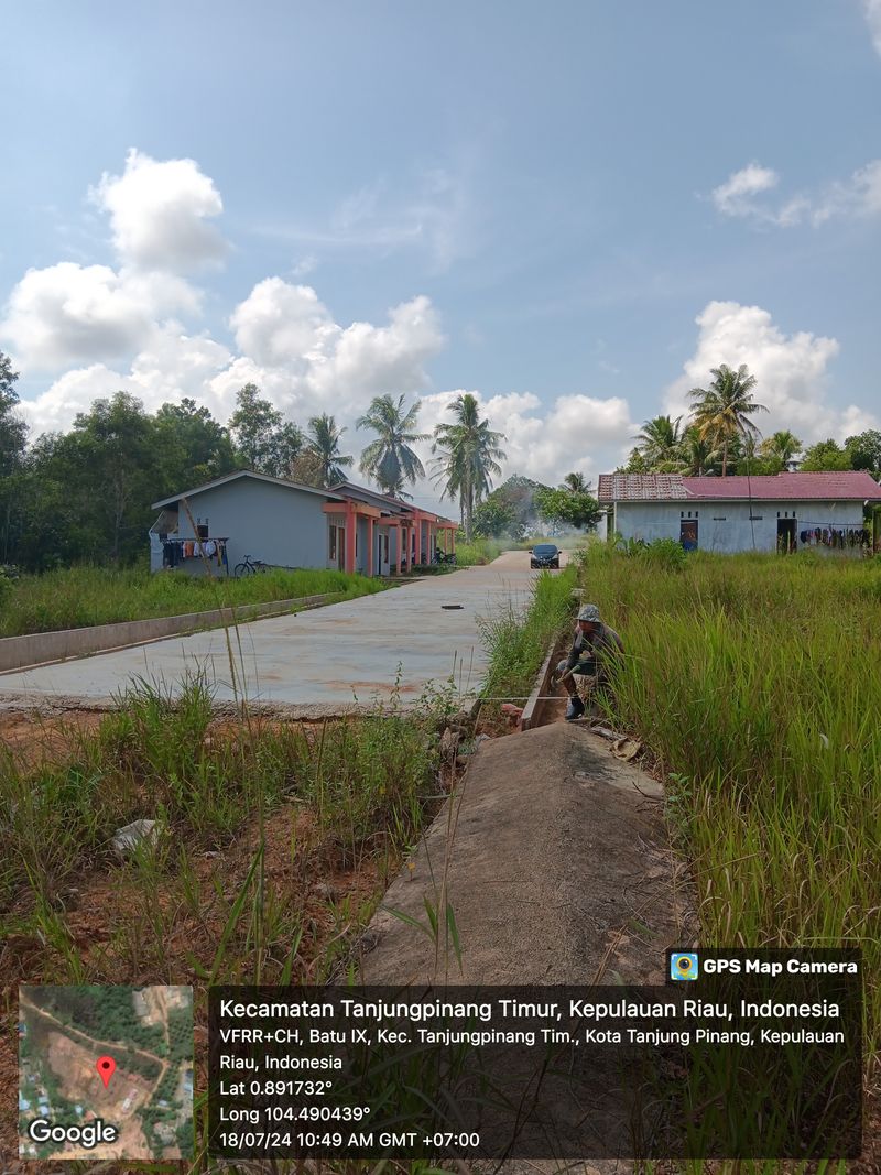 foto posisi tengah perumahan CENDRAWASIH MAS